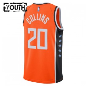 Dres Los Angeles Clippers John Collins Nike 2025-26 City Edition Naranča Swingman - Dječji